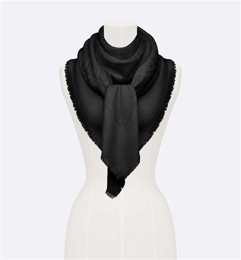 dior light cannage lurex black stole|Dior official website .